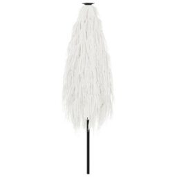 Berkfield Garden Parasol With Steel Pole White 288X288X225 Cm - thumbnail 6