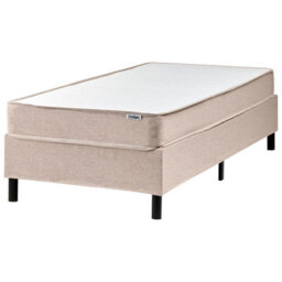 Beliani Divan Bed Fabric Countess 90 X 200 Cm (Eu Single) Beige - thumbnail 7