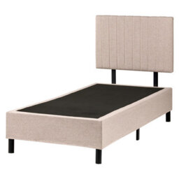 Beliani Divan Bed Fabric Countess 90 X 200 Cm (Eu Single) Beige - thumbnail 6