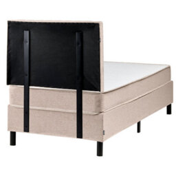 Beliani Divan Bed Fabric Countess 90 X 200 Cm (Eu Single) Beige - thumbnail 5