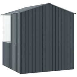Walplus Anthracite Bird Cage 215X209X230Cm Galvanised Steel, 1 Bird Cage - thumbnail 5