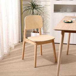 Nordlys Set Of 2 Solid Wood Dining Chairs Exotic Boho Dining Room - thumbnail 3