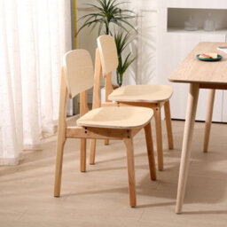 Nordlys Set Of 2 Solid Wood Dining Chairs Exotic Boho Dining Room - thumbnail 5