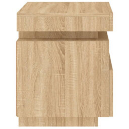 Vidaxl Bedside Cabinet With Led Lights Sonoma Oak 40X39X48.5 Cm - thumbnail 8