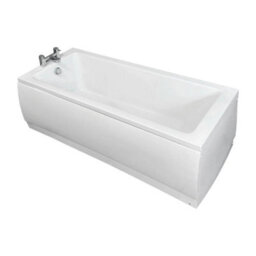 Hydros Modern Bathroom Suite Vanity Unit Comfort Height Toilet Bath White Tess 550mm - thumbnail 2