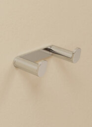 Cosmic Double Towel Hook, Robe Hook, Coat Hook, Chrome, Hidden Fixings, Anti-Corrosion, 5Kg Resistance, Micra Collection - thumbnail 1