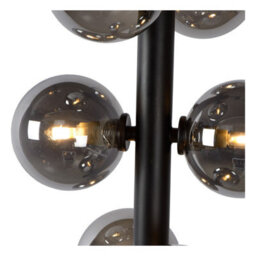 Lucide Tycho Retro Pendant Light 25.5Cm- 6Xg9 - Black - thumbnail 7