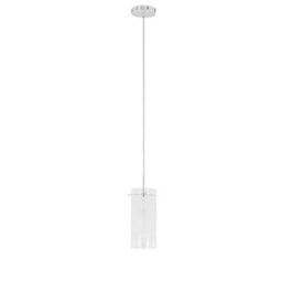 Luminosa Lighting Luminosa Modern Hanging Pendant Chrome 1 Light  With White, Clear Shade, E27 - thumbnail 3