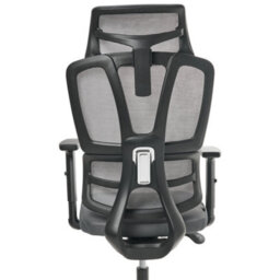 Wyld And Coco Novatech Ergonomic Office Chair Dark Grey Mesh With Adjustable Headrest And Armrests - thumbnail 6