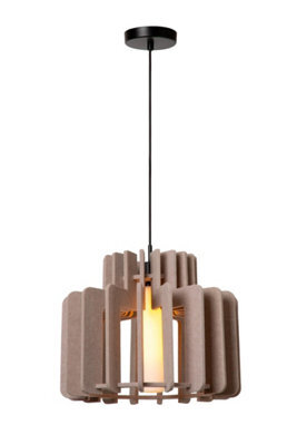 Lucide Rollo 400 Ceiling Pendant Light 400 mm Taupe - image 1