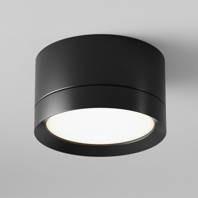 Luminosa Lighting Luminosa Maytoni Hoop Surface Mounted Downlight Black, 5Cm, Gx53 - image 1