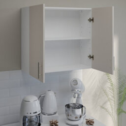 Jd Greta Kitchen Wall Unit 800mm Storage Cabinet With Doors And Shelf 80Cm - Cashmere Matt - thumbnail 3