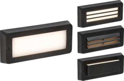 Luminosa Lighting Luminosa Led Cct Adjustable Surface Mount Brick Light - Black 230V Ip65 5W - image 1