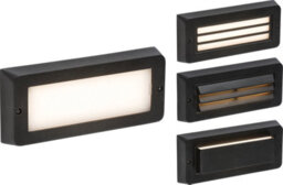 Luminosa Lighting Luminosa Led Cct Adjustable Surface Mount Brick Light - Black 230V Ip65 5W - thumbnail 1