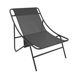 MonsterShop Garden Bistro Set Grey 3Pc Outdoor Patio Furniture 2 Chairs Cushions Table - thumbnail 3