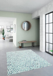 Aspect Furniture Kaleido Vintage Geometric Pattern Area Rug (Blue/cream, 120X170Cm) - thumbnail 2