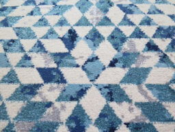 Aspect Furniture Kaleido Vintage Geometric Pattern Area Rug (Blue/cream, 120X170Cm) - thumbnail 5