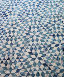 Aspect Furniture Kaleido Vintage Geometric Pattern Area Rug (Blue/cream, 120X170Cm) - thumbnail 3