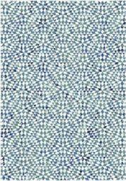 Aspect Furniture Kaleido Vintage Geometric Pattern Area Rug (Blue/cream, 120X170Cm) - thumbnail 4