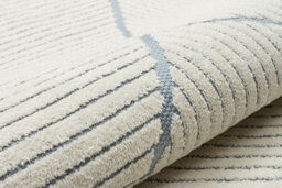 Light Blue Outdoor Rug, Geometric Striped Stain-Resistant Rug For Patio Decks, 3mm Modern Outdoor Area Rug-190Cm X 290Cm - thumbnail 6