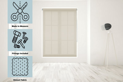 Caecus Blinds Made To Measure Straight Edge Daylight  Roller Blind Cappuccino 180Cm - image 1