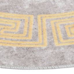 Walplus Rug Washable F120 Cm Grey Anti Slip - thumbnail 4