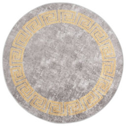 Walplus Rug Washable F120 Cm Grey Anti Slip - thumbnail 1