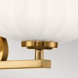 Luminosa Lighting Luminosa Kichler Pim Bathroom Wall Lamp Fox Gold, 3000K, Ip44 - thumbnail 3