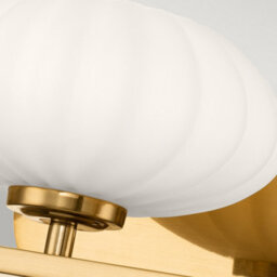 Luminosa Lighting Luminosa Kichler Pim Bathroom Wall Lamp Fox Gold, 3000K, Ip44 - thumbnail 4