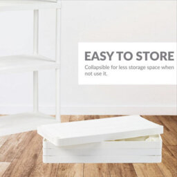 Taylor & Brown 4 Tier Heavy Duty White Plastic Storage Shelving Unitwide Shelves For Garage, Shed, Pantry, Home & Office - thumbnail 3