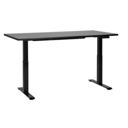 Beliani Electric Adjustable Standing Desk Destines Black 160 Cm 72 Cm - thumbnail 1