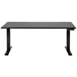 Beliani Electric Adjustable Standing Desk Destines Black 160 Cm 72 Cm - thumbnail 4