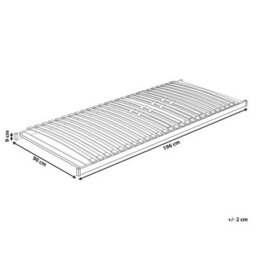 Beliani Slatted Bed Base Vouziers 90 X 200 Cm (Eu Single) - thumbnail 3