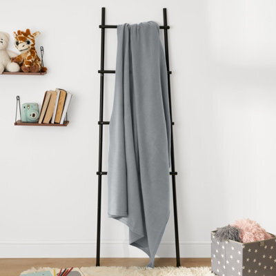 OHS Wholesale 10 X Plain Fleece Blanket Sofa Throw Joblot