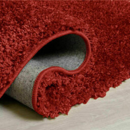 Prime Plus 120Cm X 170Cm Large Shaggy Rug Thick Soft Hallway Runner Carpet Living Room Deep Pile Red - thumbnail 2