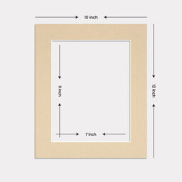 Ak Frames 12X10 Ivory Picture Mounts To Fit 9X7 Aperture Size - Mount Board Only (No Frame Included) - thumbnail 3