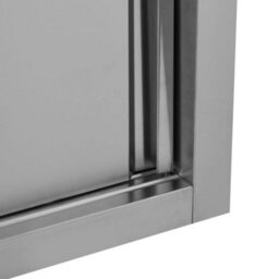 Vidaxl Kitchen Wall Cabinet With Sliding Doors 120X40X50 Cm Stainless Steel - thumbnail 8