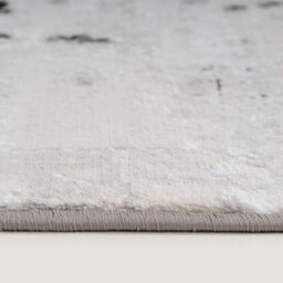 Loomed Silver Grey Transitional Contemporary Abstract Living Area Rug 190X280Cm - thumbnail 4