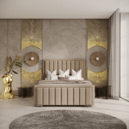Alec Upholstered Bed By Conrad Interiors - Small Double - thumbnail 2