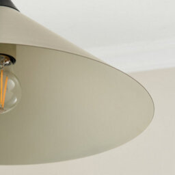 First Choice Lighting Set Of 2 Fontana - Taupe 40Cm Diameter Ceiling Pendant Lights - thumbnail 7