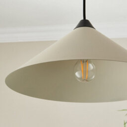 First Choice Lighting Set Of 2 Fontana - Taupe 40Cm Diameter Ceiling Pendant Lights - thumbnail 6