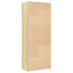 Berkfield Highboard Sonoma Oak 70X42.5X185 Cm Engineered Wood - thumbnail 6