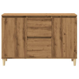 Berkfield Sideboard Artisan Oak 102X35X70 Cm Engineered Wood - thumbnail 4