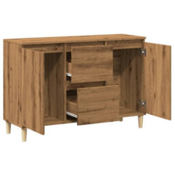 Berkfield Sideboard Artisan Oak 102X35X70 Cm Engineered Wood - thumbnail 5