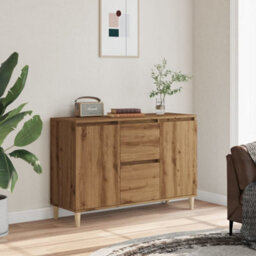 Berkfield Sideboard Artisan Oak 102X35X70 Cm Engineered Wood - thumbnail 3