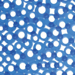 Showerdrape Otto Blue Anti Slip Pvc Bath Mat 69Cm X 36Cm 2 Set - thumbnail 4