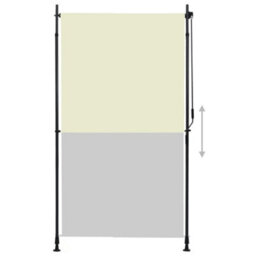 Berkfield Outdoor Roller Blind 120X270 Cm Cream - thumbnail 3