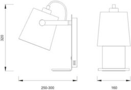 Luminosa Lighting Luminosa Nordica Wall Light With Usb Socket, 1X23W E27, White, Beech With White Shade - thumbnail 2