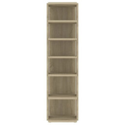 Berkfield Elegant Shoe Cabinets 2 Pcs Sonoma Oak 27.5X27X102 Cm - thumbnail 5