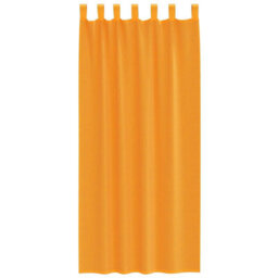Berkfield Voile Curtains With Loops 2 Pcs Orange 140X225 Cm - thumbnail 4